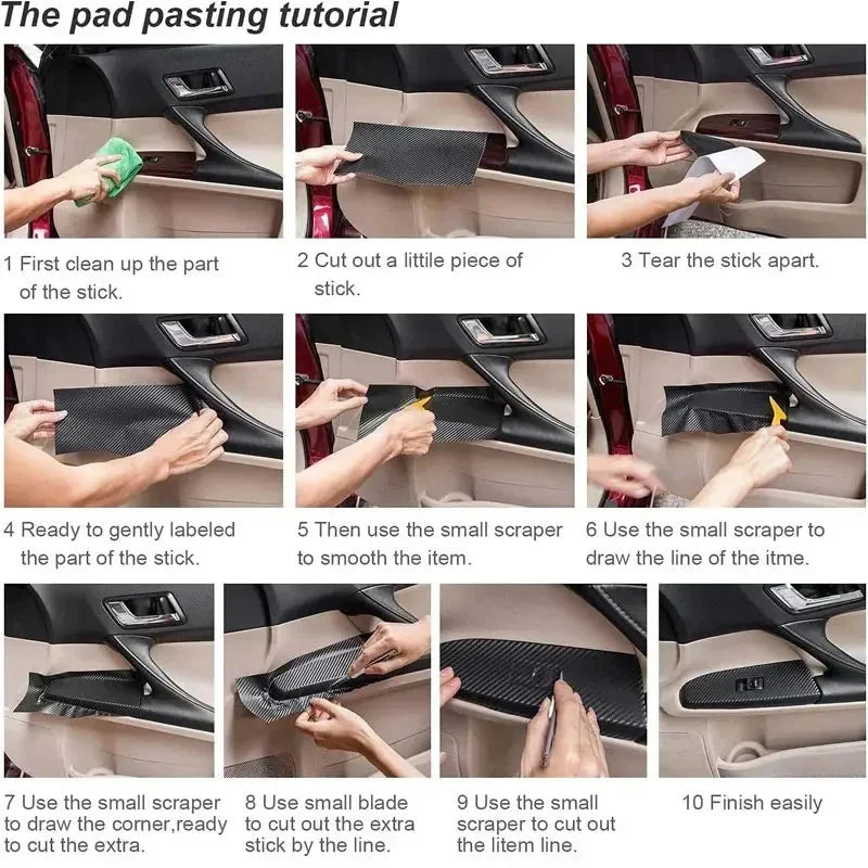 1 Car Interior Moulding PU Leather Gap Filler DIY Braid Trim Strip Universal Self Adhesive Luxury Car-Styling Sticker Econic Blanks