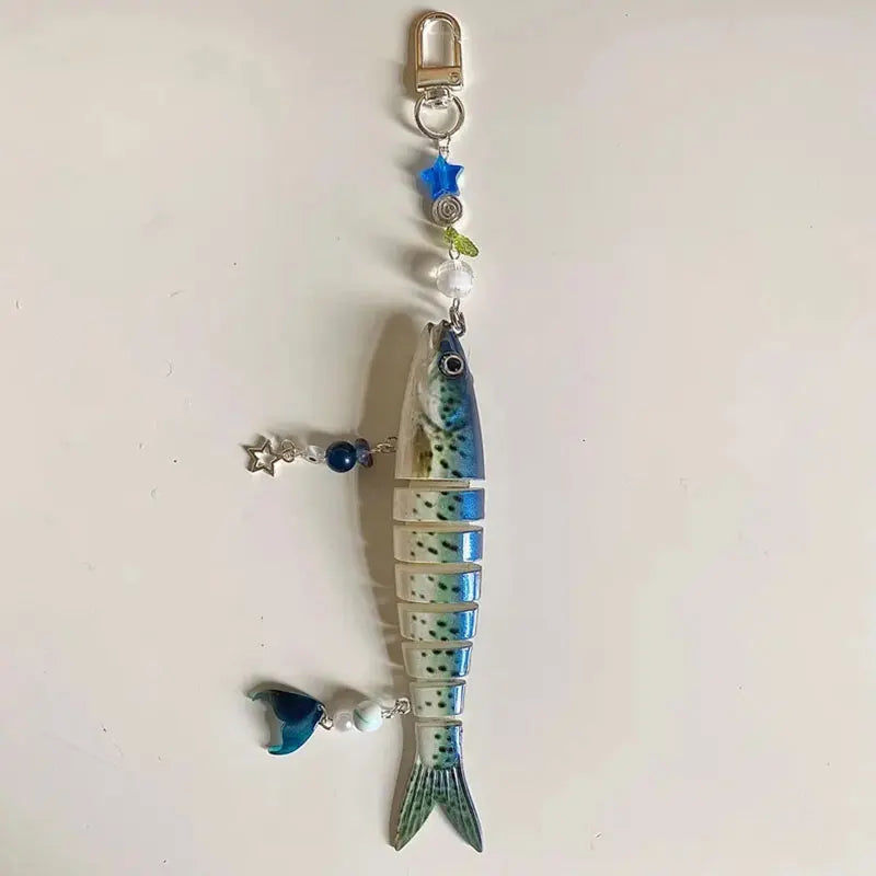 Handmade Fish Keychain, Gift For Fishing Enthusiasts Econic Blanks