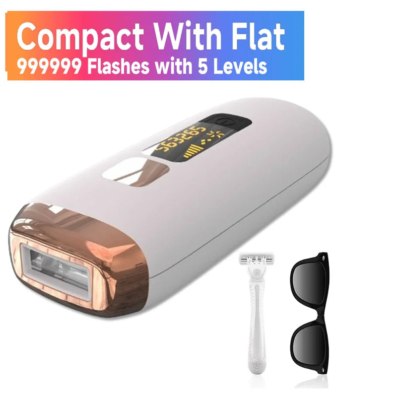 999999 Flashes IPL Laser Epilator for Women Home Use Devices Hair Removal Painless Electric Epilator Bikini Dropshipping Econic Blanks