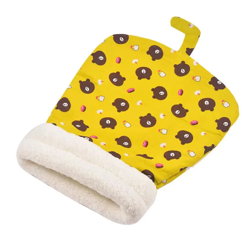Autumn and winter warm cat kennel, closed cat bed, cute cat sleeping bag, Christmas essential pet supplies Econic Blanks