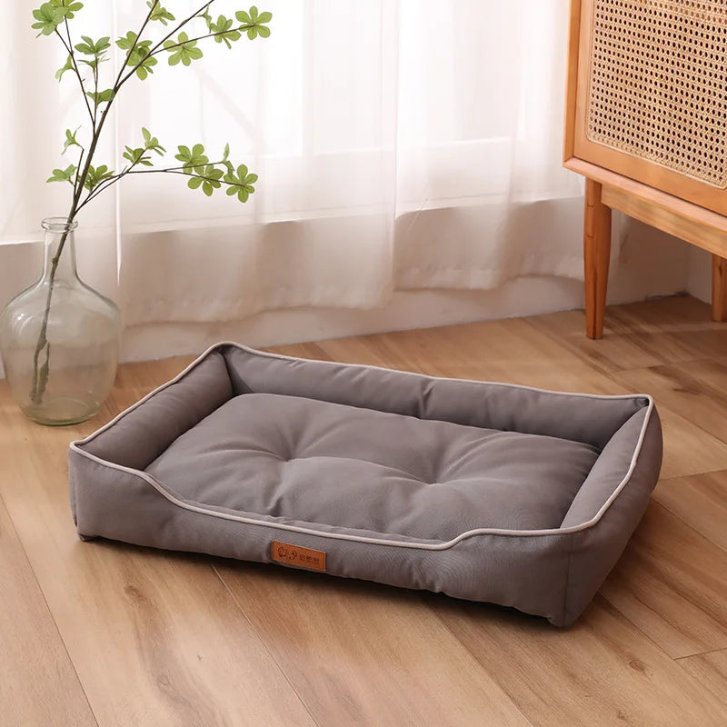 Waterproof Dog Bed 600D Oxford Pet Dogs Beds for All Seasons Thickened PP Cotton Filling Bite-resistant Pet Mat Dog Accessories Quick Pick Grocers