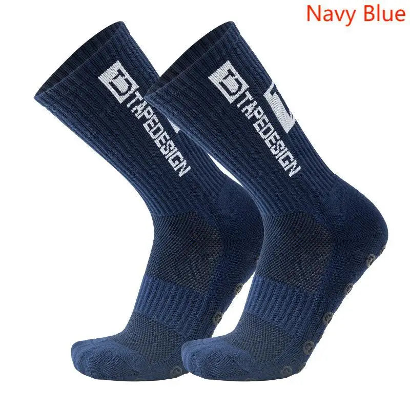 TAPEDESIGN New Anti Slip Football Socks Soccer Sport Cycling Sport Socks For Kids and Adult Quick Pick Grocers