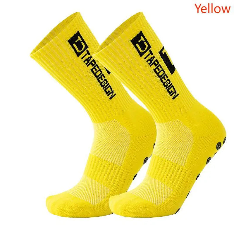 TAPEDESIGN New Anti Slip Football Socks Soccer Sport Cycling Sport Socks For Kids and Adult Quick Pick Grocers