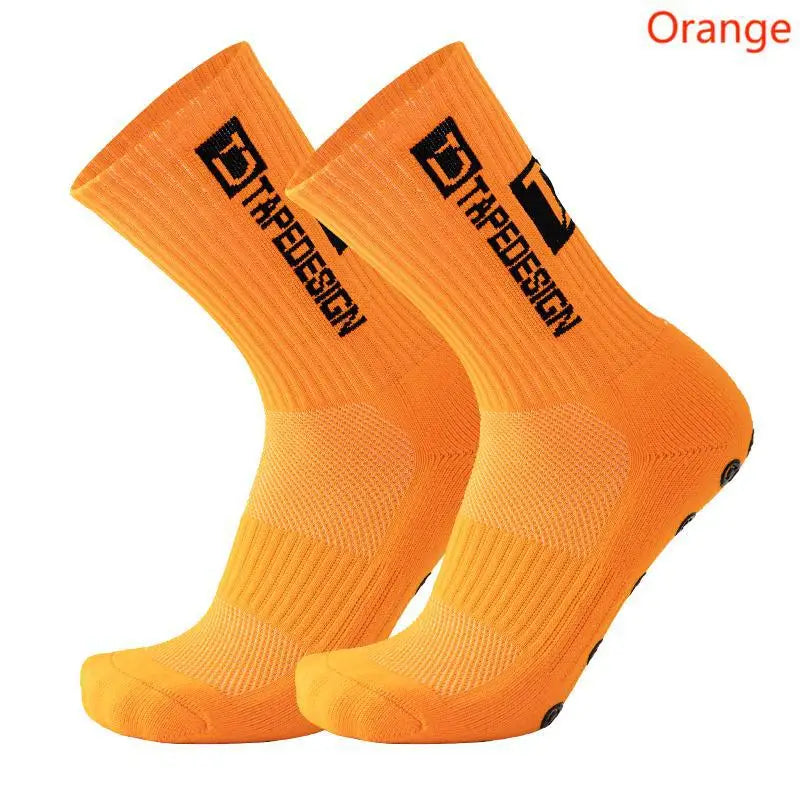 TAPEDESIGN New Anti Slip Football Socks Soccer Sport Cycling Sport Socks For Kids and Adult Quick Pick Grocers