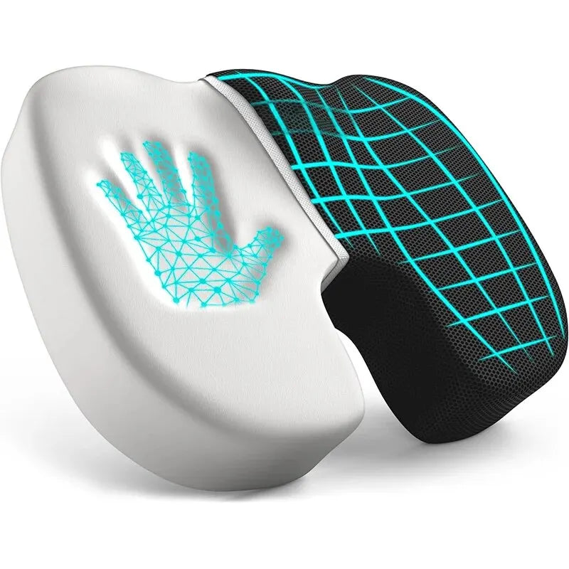 Ergonomic Memory Cotton Office Cushion Hemorrhoid Cushion Chair Cushion Sedentary Artifact Student Ass Cushion Econic Blanks