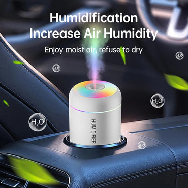 180ML Mini Air Humidifier USB Electric Aroma Diffuser Essential Oil Purifier Aromatherapy Mist Maker Lights For Car Home Bedroom Econic Blanks