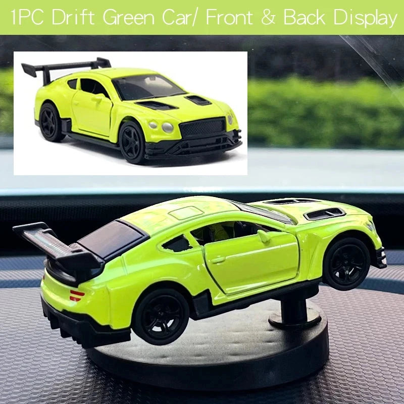 Drift Car Dashboard Toy Model – Swing Turning Sports Car Ornament, Fun Dashboard Decoration for Men & Car Interior Accessories Econic Blanks