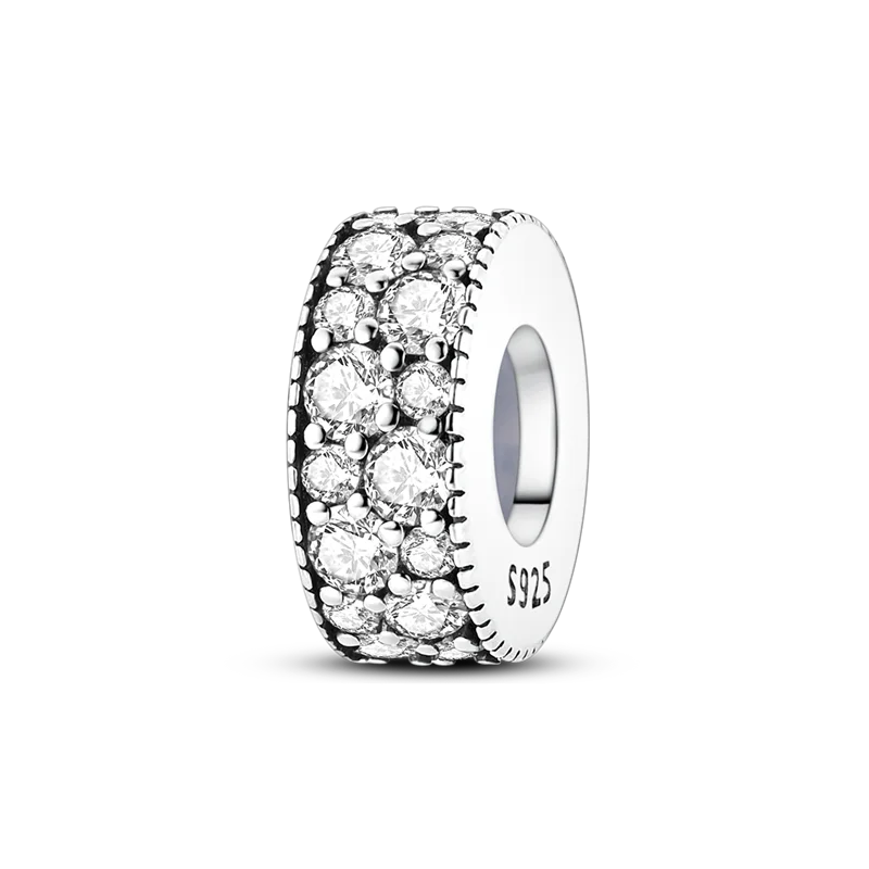 100% 925 Sterling Silver Rainbow Zircon Colorful Butterfly Dragon Shaped Silicone Stopper Charms Beads Fit DIY Bracelets Jewelry Econic Blanks