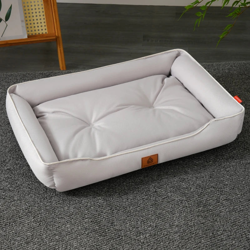 Waterproof Dog Bed 600D Oxford Pet Dogs Beds for All Seasons Thickened PP Cotton Filling Bite-resistant Pet Mat Dog Accessories Quick Pick Grocers