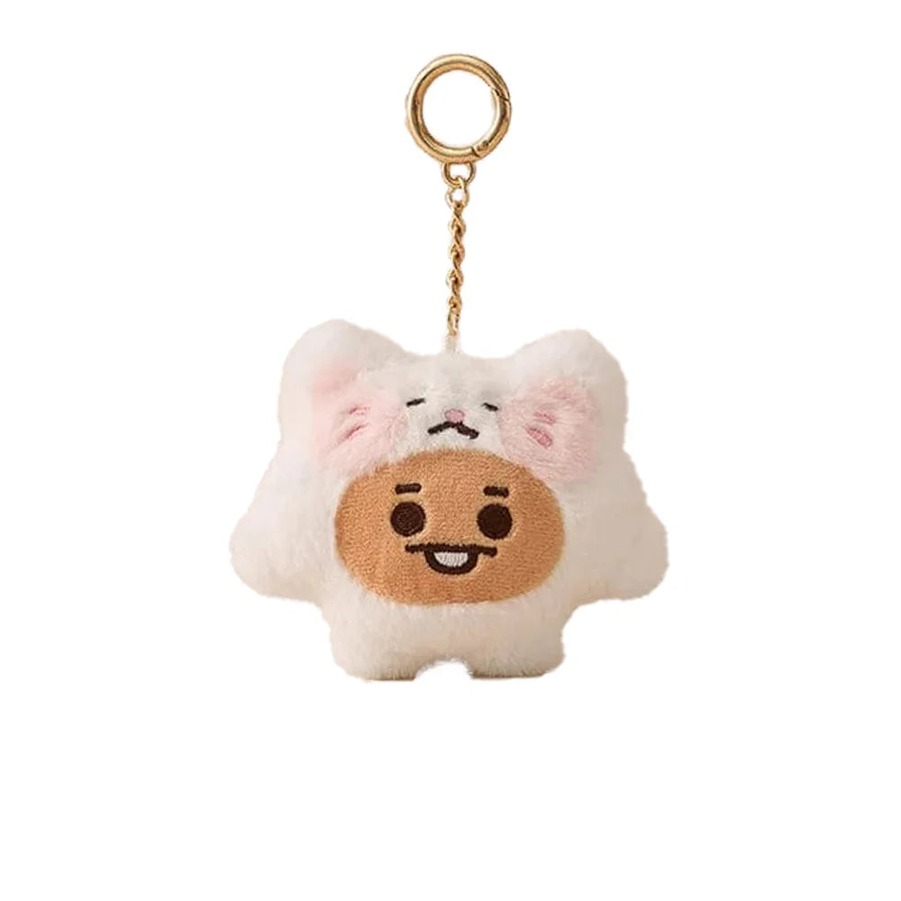BT21 Koya Shooky Chimmy Cooky mang tata cute and creative kawaii plush keychains and bag charms, adorable doll gifts wholesale Quick Pick Grocers