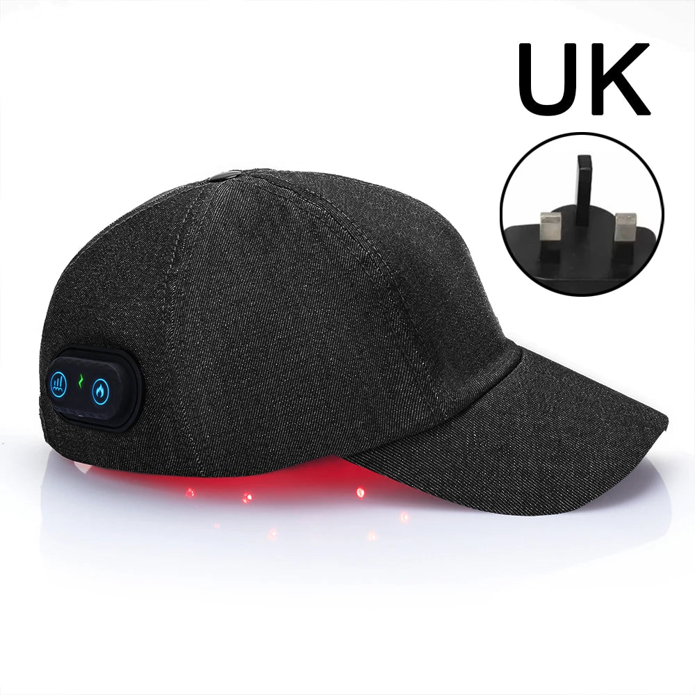 New Infrared LEDs 660nm&850nm Red Light Therapy Hair Growth Cap For Hair Regrowth Anti Hair Loss Relax Scalp Anti-inflammatory Quick Pick Grocers