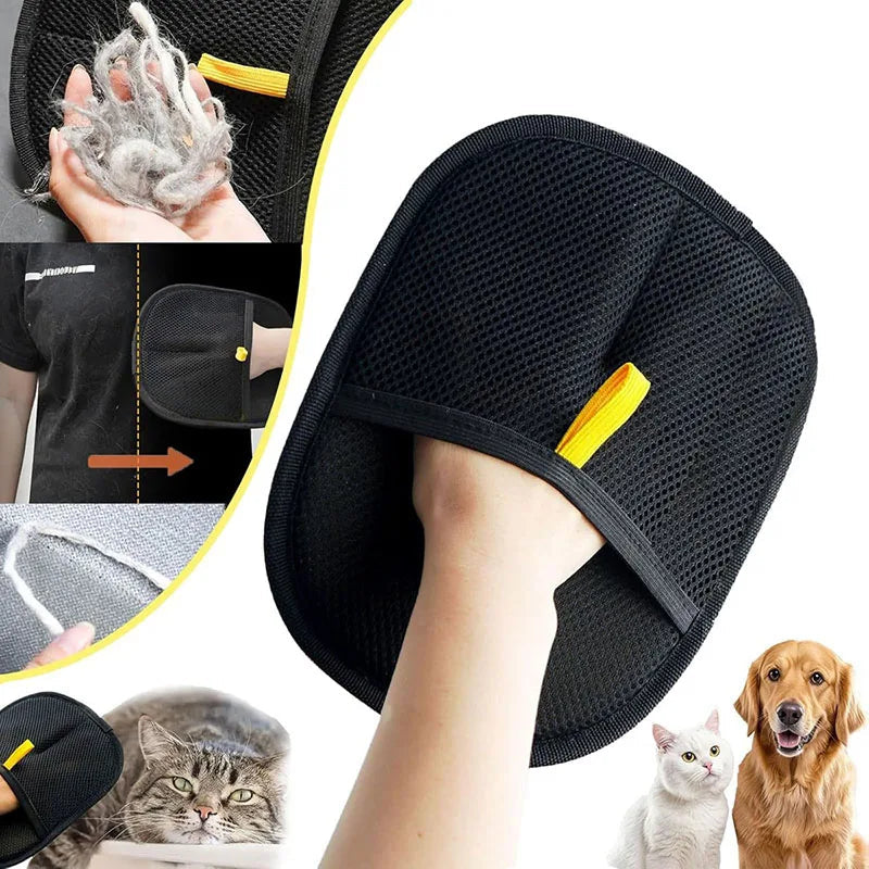 Pet hair removal tools reusable gloves, pet double-sided beauty gloves, carpet removal pet fur hair pet supplies Econic Blanks