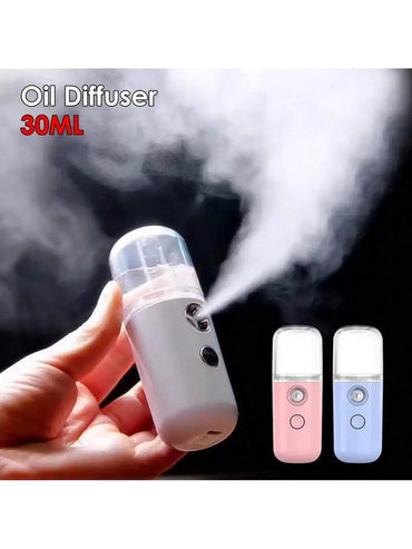 USB Mist Facial Sprayer Humidifier Rechargeable Nebulizer Face Steamer Moisturizing Beauty Instruments Face Skin Care Tools Quick Pick Grocers