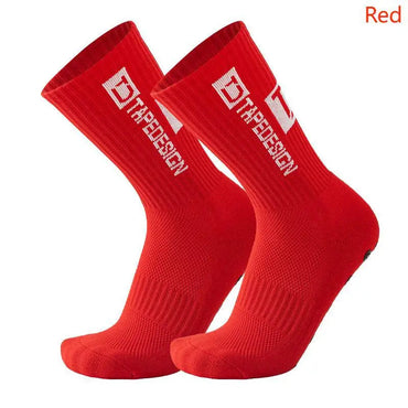 TAPEDESIGN New Anti Slip Football Socks Soccer Sport Cycling Sport Socks For Kids and Adult Quick Pick Grocers