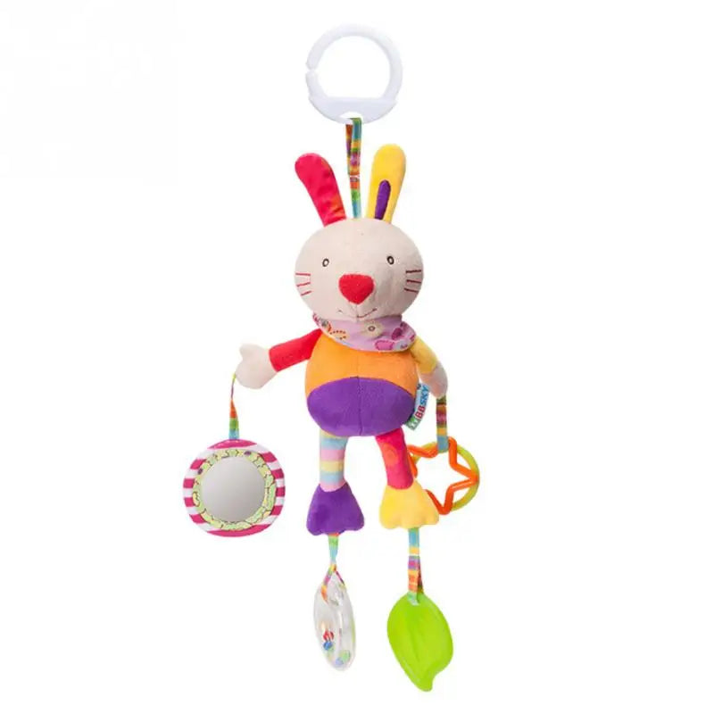 Newborn Baby Plush Stroller Toys Baby Rattles Mobiles Cartoon Animal Hanging Bell Educational Baby Toys 0-12 Months Speelgoed Purest Peak