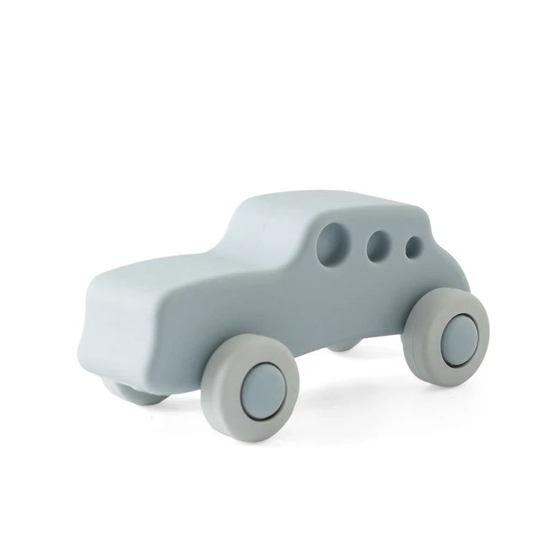 Baby Silicone Car Toys Montessori Baby Things Silicone Baby Teether Toy Car 0 12 Months Newborn Educational Toy Silicone Blocks Purest Peak