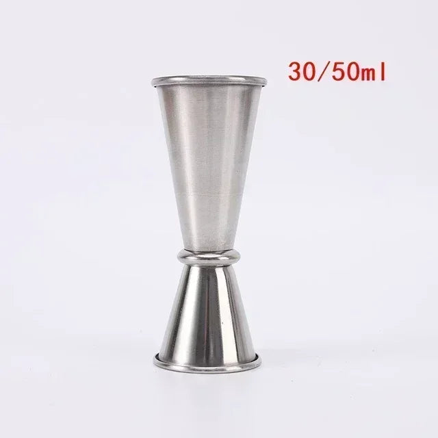 Double Side Measuring Cup Cocktail Drink Wine Shaker Stainless Mojito Bar Accessories kitchen gadget Bar Tools cocktail shaker Quick Pick Grocers