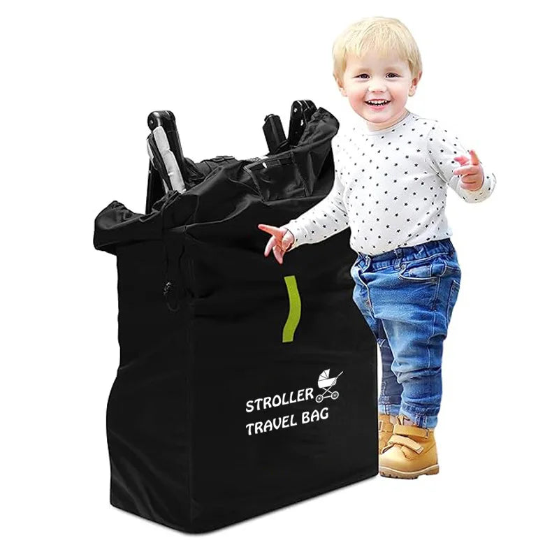 Baby Stroller Travel Bag with Shoulder Belt Pram Universal Dust Bag Organizer Kindergarten Carts Accessories Walker Cribs Bags Purest Peak