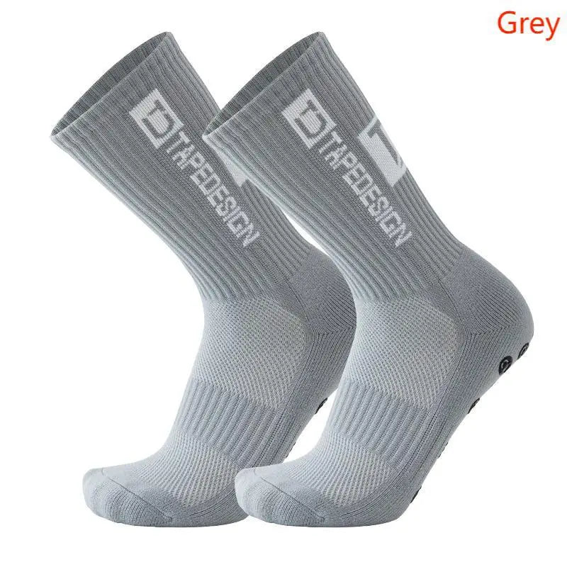 TAPEDESIGN New Anti Slip Football Socks Soccer Sport Cycling Sport Socks For Kids and Adult Quick Pick Grocers
