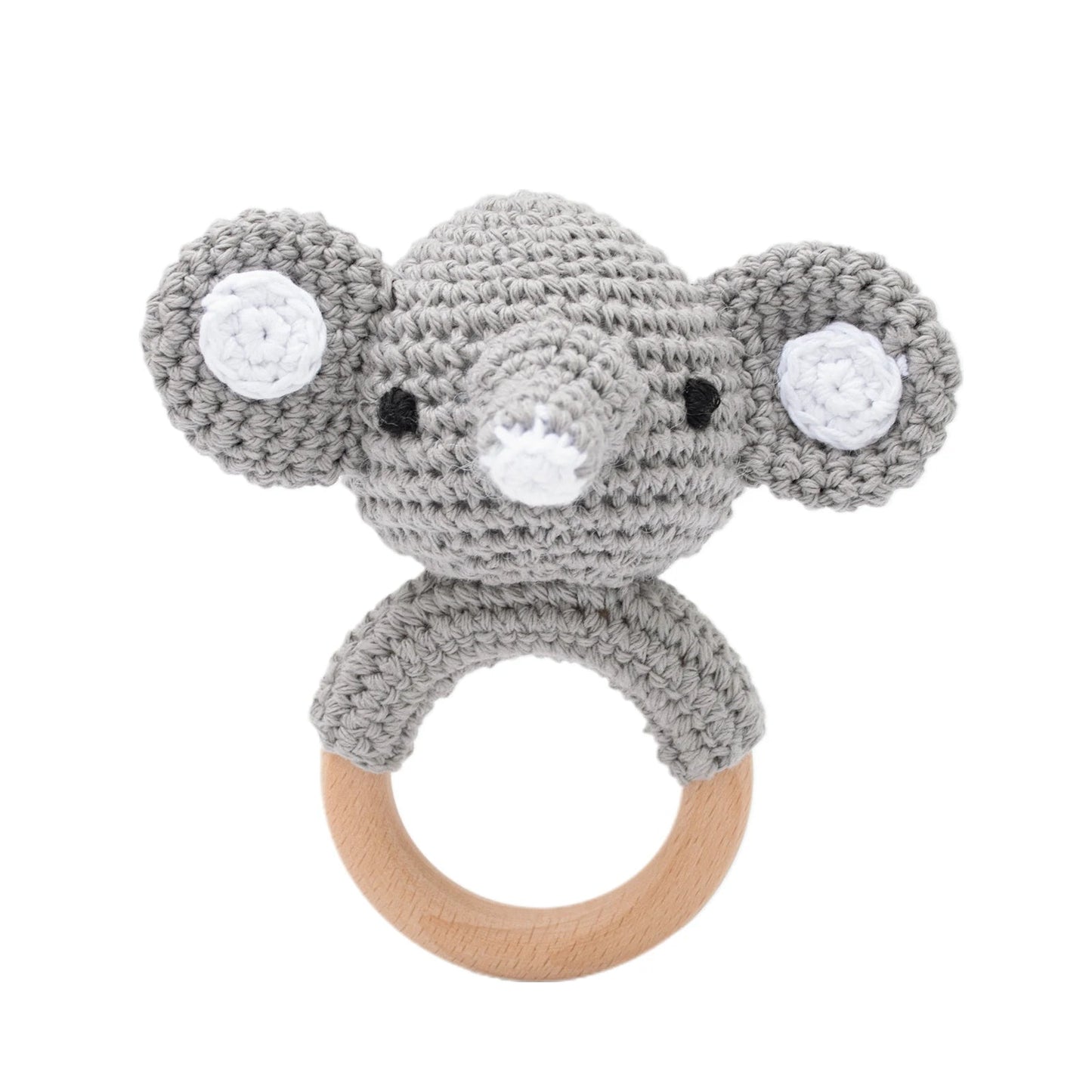 Baby Toys Crochet Animal Rattle Cartoon Music Rattle Toys for Baby Kawaii Teether Rattle Baby Toy 0 12 Months Montessori Toys Purest Peak