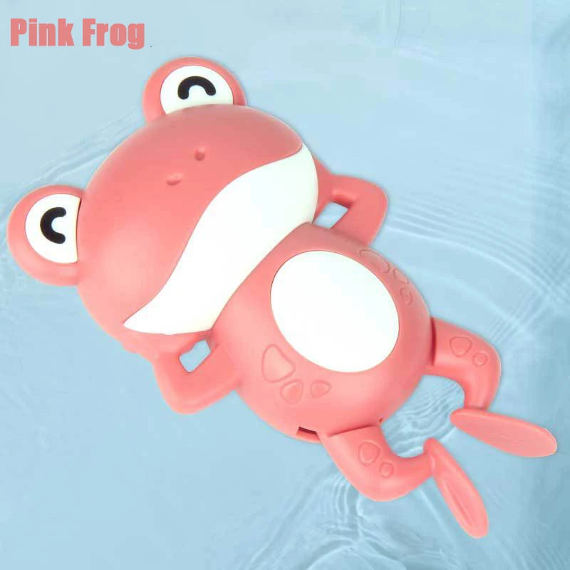 Baby Bath Toys Bathing Cute Swimming Turtle Whale Pool Beach Classic Chain Clockwork Water Toy For Kids Water Playing Toys Quick Pick Grocers