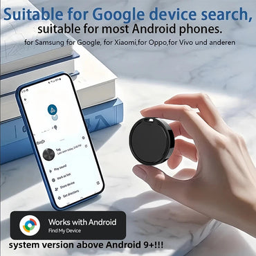 Mini Bluetooth Tracker For Android Work With Google Find Hub Device Key Finder Item GPS Locator for Pet Luggage Wallet Smart Tag Quick Pick Grocers