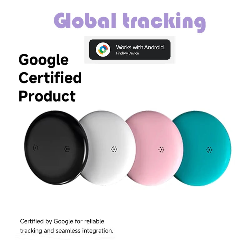 Smart GPS Tracker Mini Tag for Google Find My APP Anti Lost Reminder Device Android Locator Car Key Pet Kids Finder Quick Pick Grocers