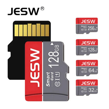 JESW Micro 256G Ultra Memory SD Card TF Flash Card A1 V10 C10 U1 32GB 64G 16G 8G 4G Micro for Camera UAV Phone Switch Table Econic Blanks