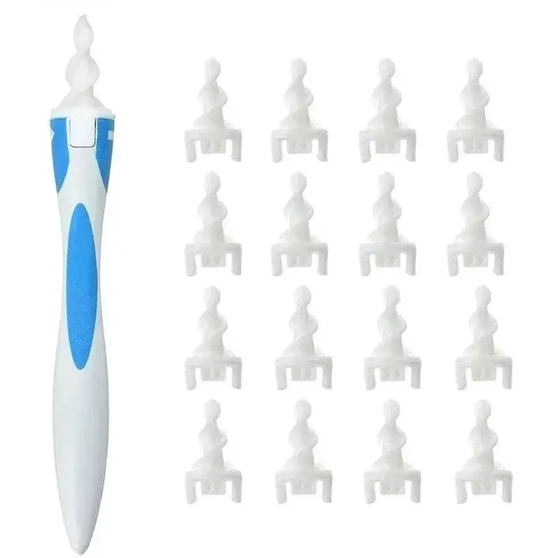 Ear Wax Remover Tool Ear Cleaner With Soft Silicone 16 Replacement Tips Simply To Grab Extract Earwax Econic Blanks