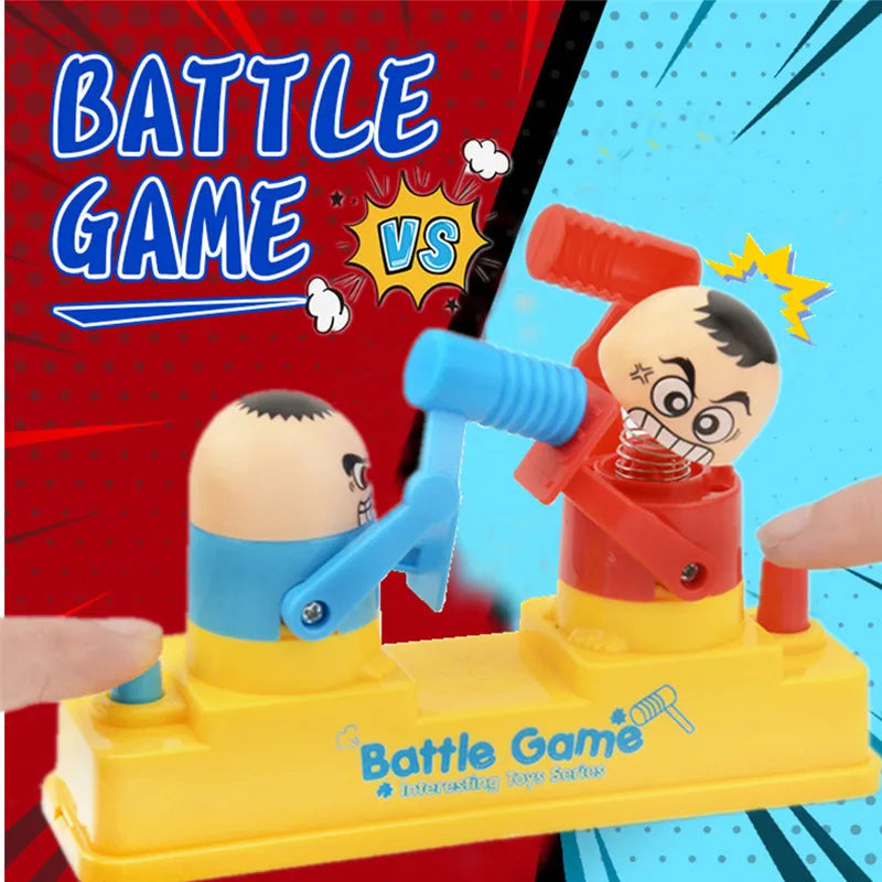 Hot Funny Practical Joke Fight Battle Antistress Toy Prank Interaction Play Table Game Toys Gift Quick Pick Grocers