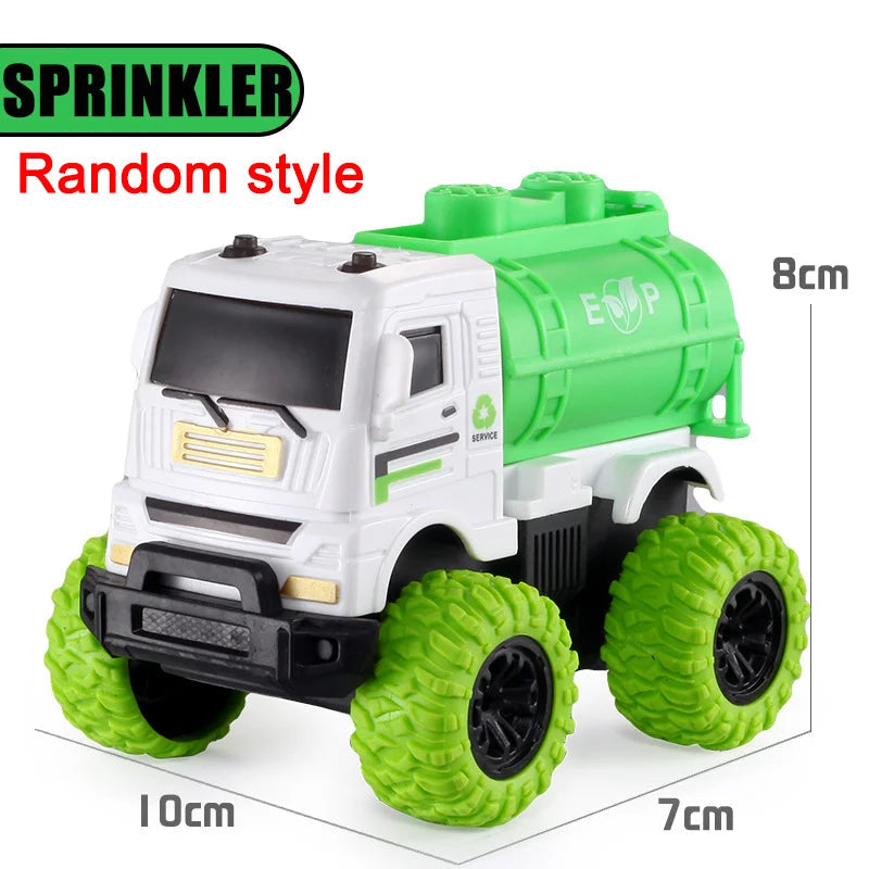 Pull Back Toy Car Inertial Rotation Car Four-wheel Drive Off-road Vehicle SUV Racing Power Car Children's Toy CarGift Quick Pick Grocers