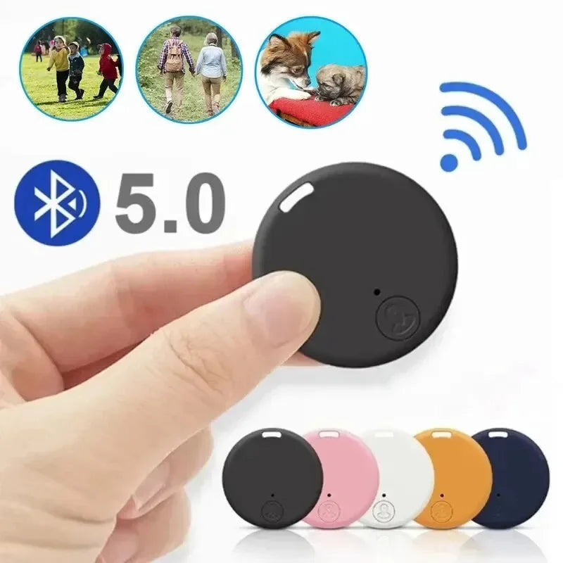 2026 GPS Bluetooth 5.0 Tracker AntiLost Device Round Pet Kids Bag Wallet Tracking Smart Finder Locator MIni Quick Pick Grocers