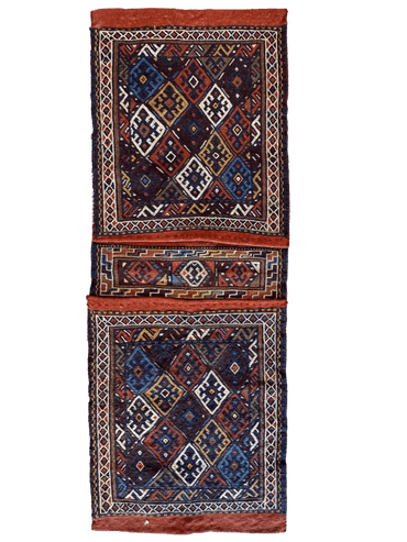 Exquisite Persian Qashqai Nomadic Vintage Khorjin ‘Saddle bag’