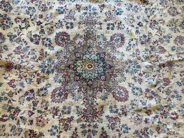 Handmade Vintage 1930's Kirman 10x13 area Rug