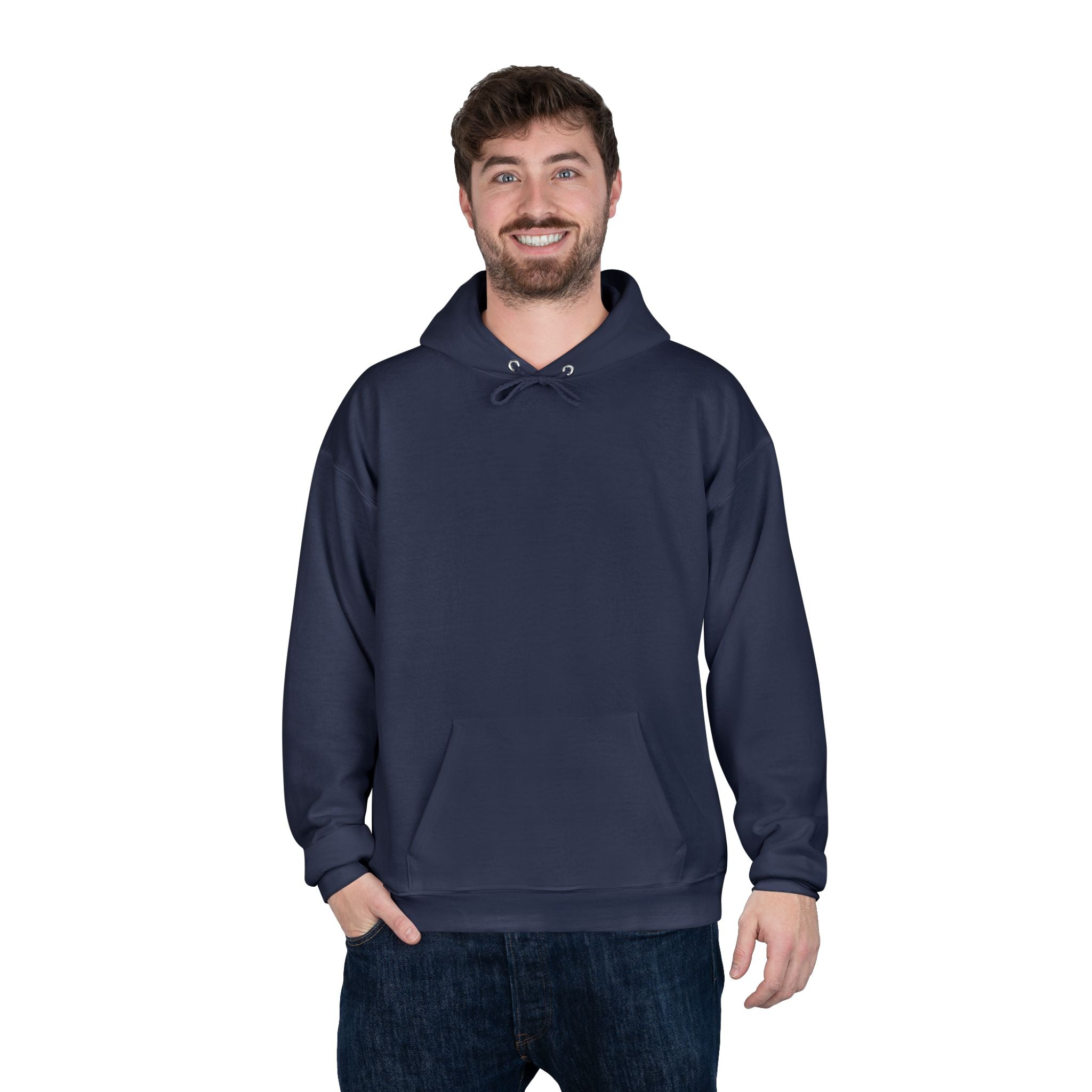Eco-Friendly Pullover Hoodie - Modern Sustainable Design Printify