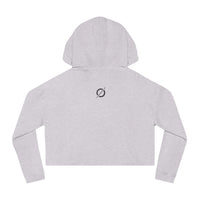 Cropped Hoodie Sweatshirt for Women with Cropped Design and Ribbed Cuffs Printify