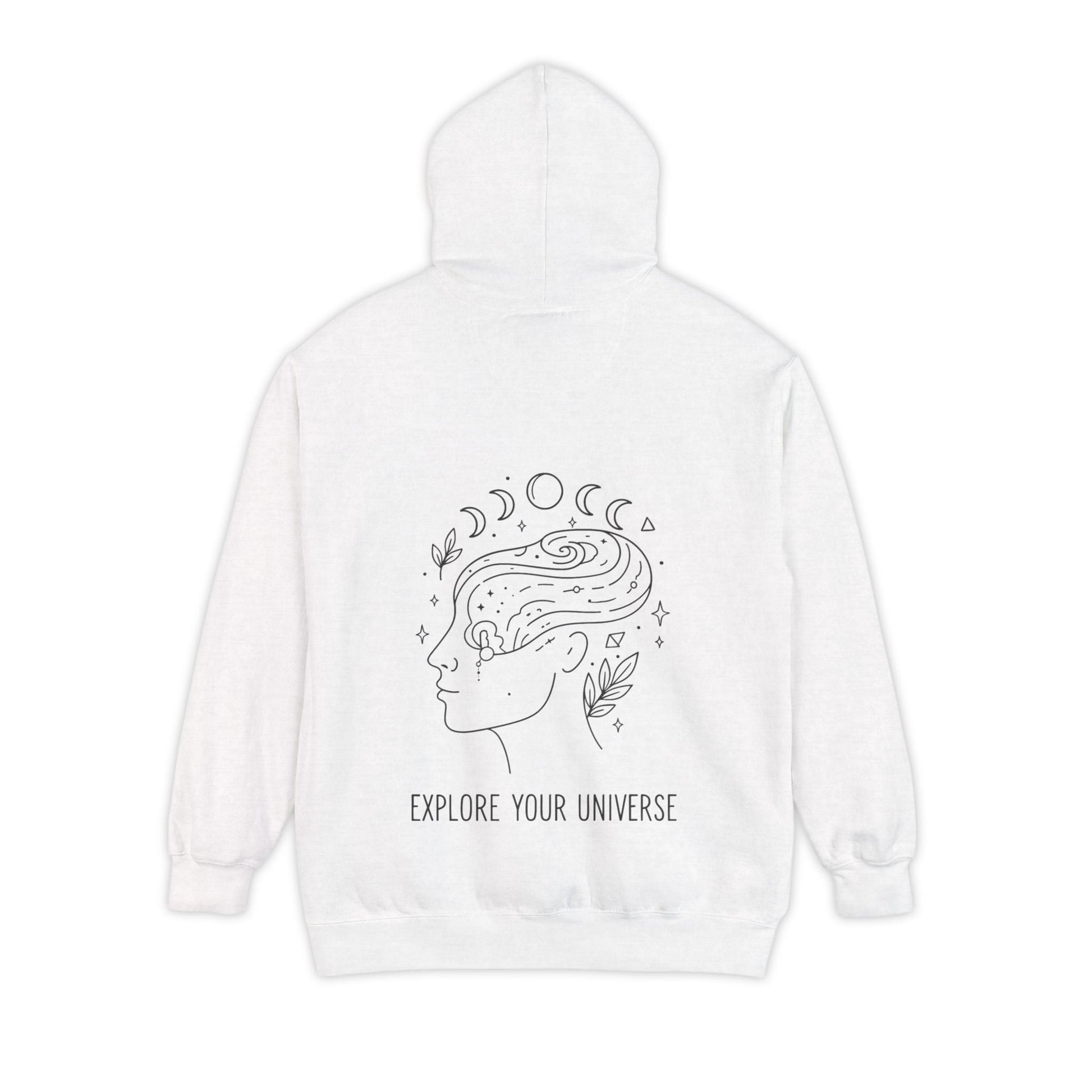 Explore Your Uniqueness Hoodie, Garment-Dyed Unisex Hoodie, Cozy Gift for Explorers, Comfortable Everyday Wear, Perfect for All Occasions Printify