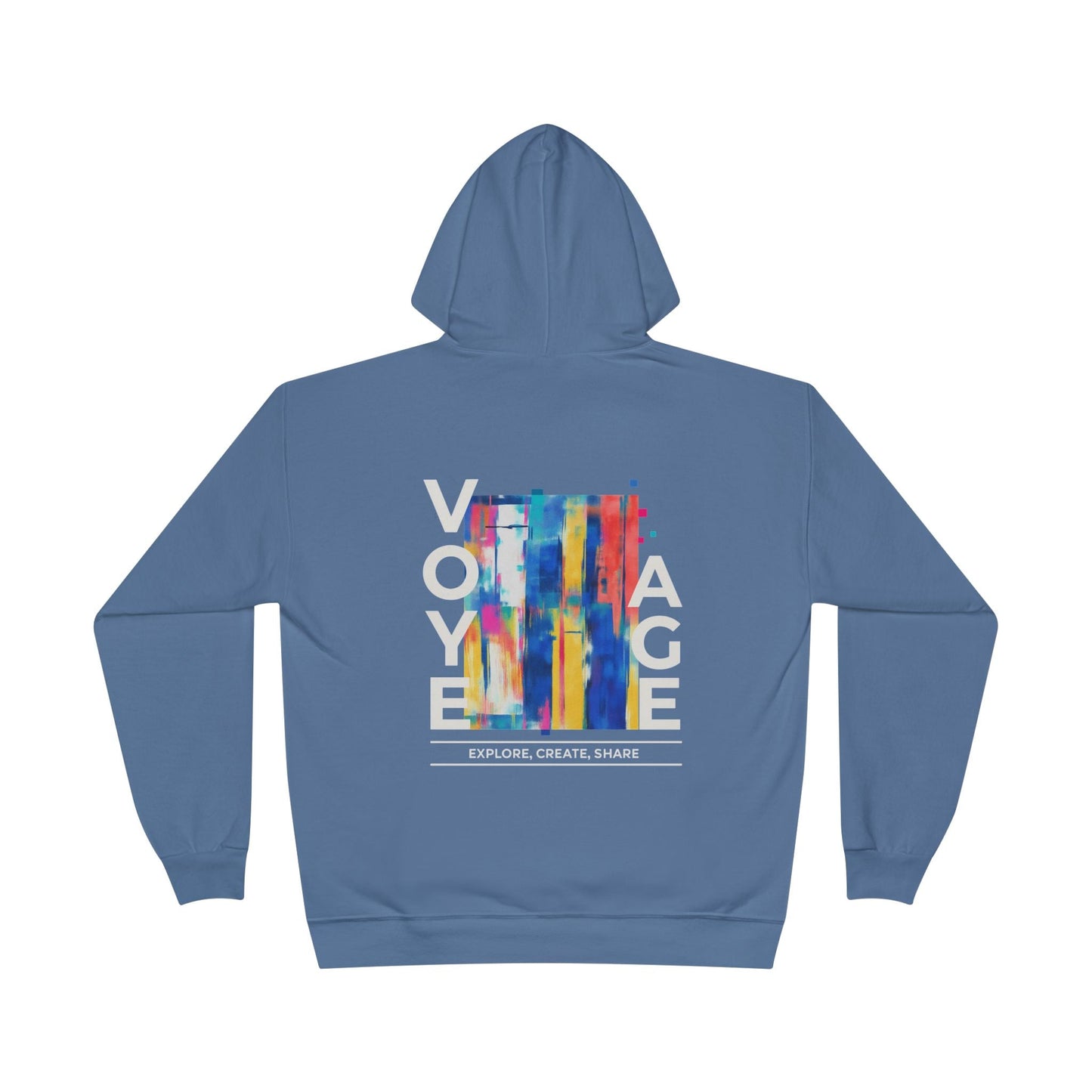 Eco-Friendly Pullover Hoodie - Modern Sustainable Design Printify