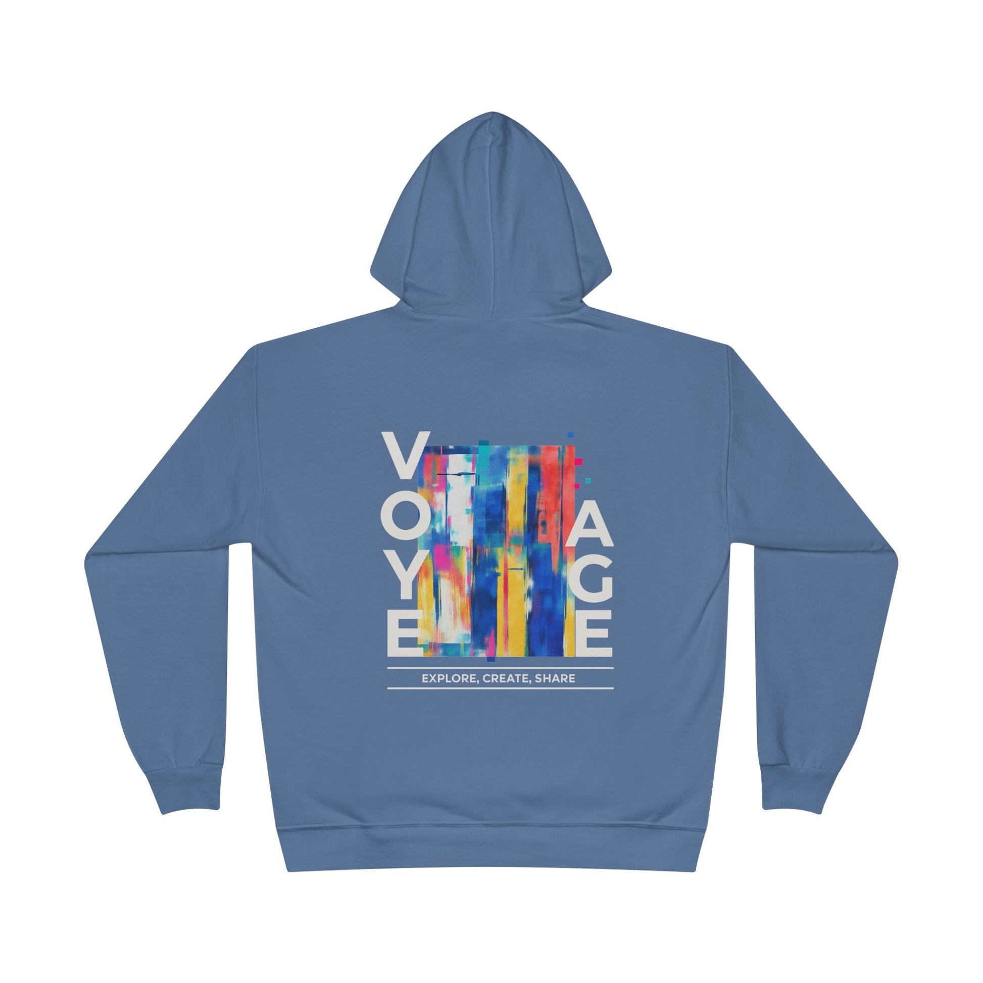 Eco-Friendly Pullover Hoodie - Modern Sustainable Design Printify