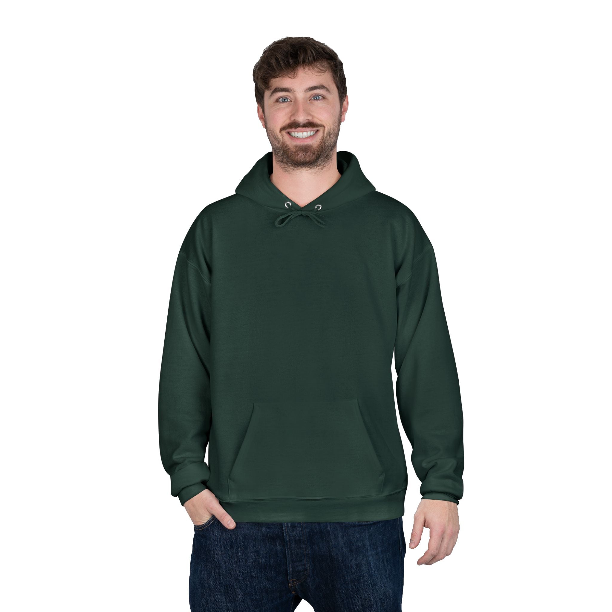 Eco-Friendly Pullover Hoodie - Modern Sustainable Design Printify