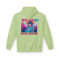 Digital Dreamer Unisex Fleece Hoodie, Cozy Graphic Sweatshirt, Anime Style Hoodie, Perfect Gift for Gamers, Casual Streetwear Printify
