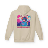 Digital Dreamer Unisex Fleece Hoodie, Cozy Graphic Sweatshirt, Anime Style Hoodie, Perfect Gift for Gamers, Casual Streetwear Printify