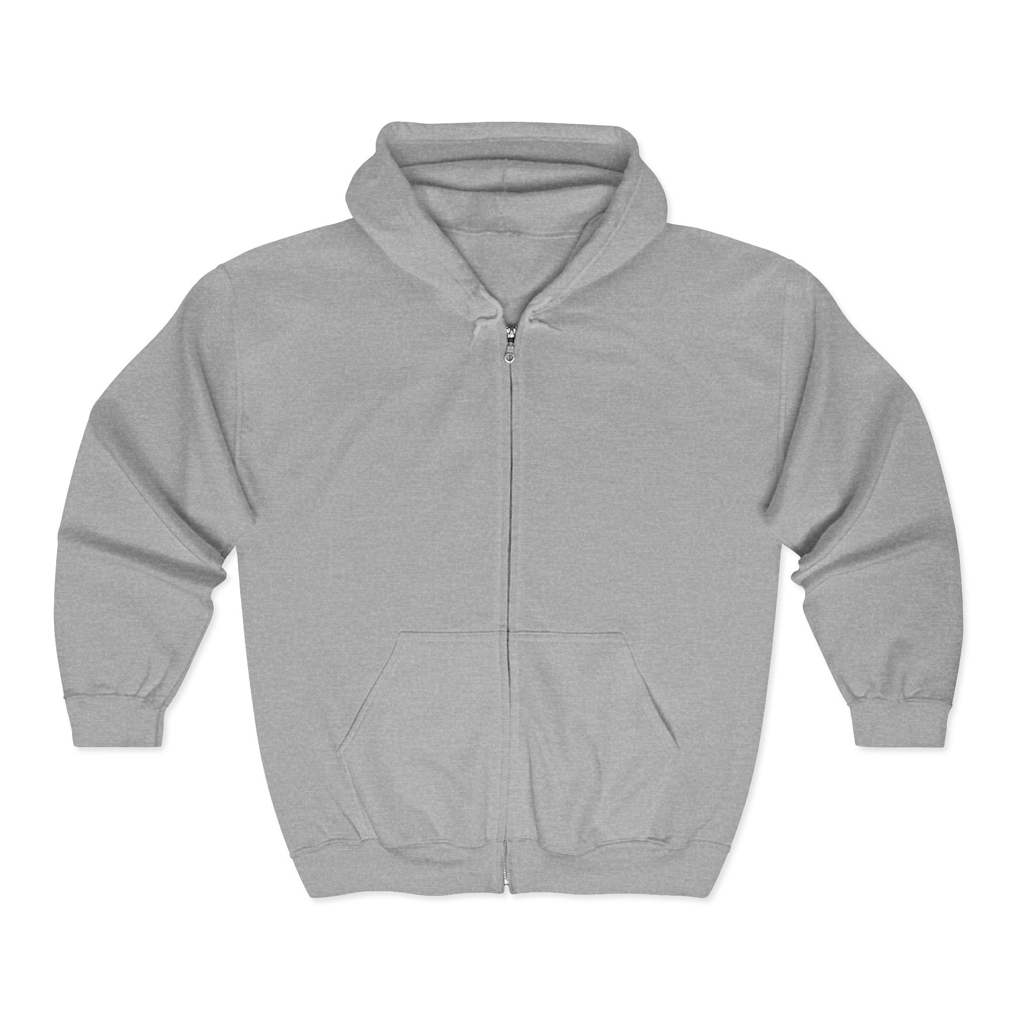 Full Zip Hooded Sweatshirt - Ultimate Comfort and Style for Casual Gatherings and Holidays Printify