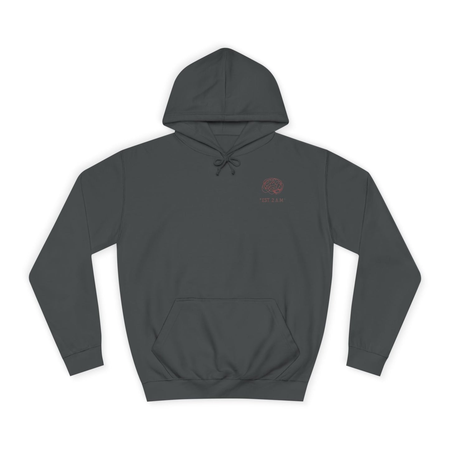 Unisex Overthinking Club Hoodie | Cozy College Gear, Thoughtful Gift for Students, Casual Wear, Relaxed Style, Brainy Humor Apparel Printify