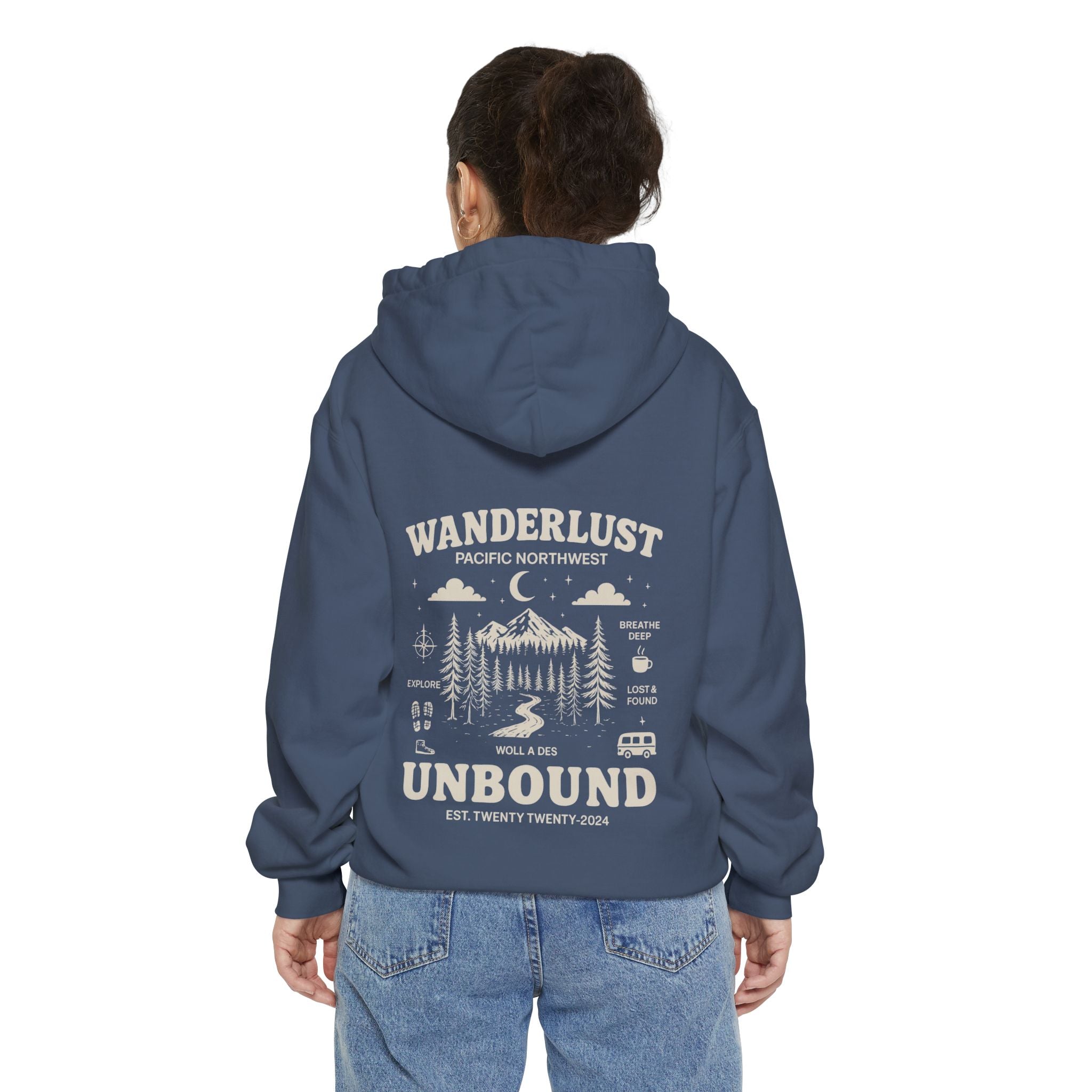Garment-Dyed Hoodie Printify