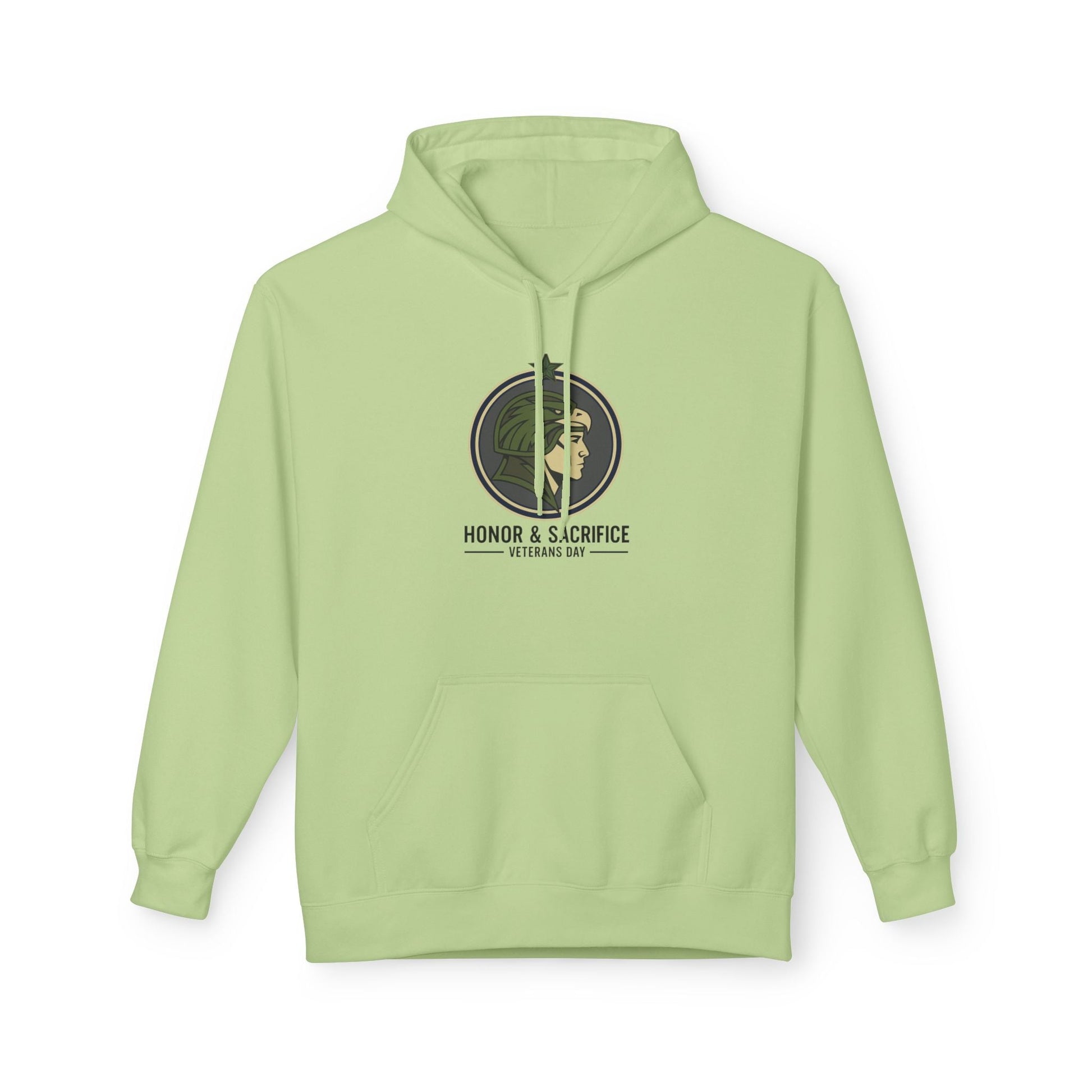 Fleece Hoodie - Honor & Sacrifice Design - Unisex Printify