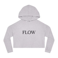 Cropped Hoodie Sweatshirt for Women with Cropped Design and Ribbed Cuffs Printify