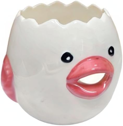 LuoCoCo Cute Egg Separator, Ceramics Vomiting Chicken Egg Yolk White Separator, Practical Household Small Egg Filter Splitter, Kitchen Gadget Baking Assistant Tool, Dishwasher Safe Quick Pick Grocers