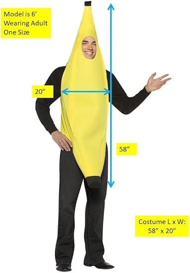 Rasta Imposta Lightweight Banana Costume Quick Pick Grocers