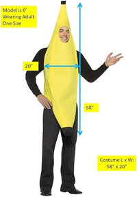 Rasta Imposta Lightweight Banana Costume Quick Pick Grocers